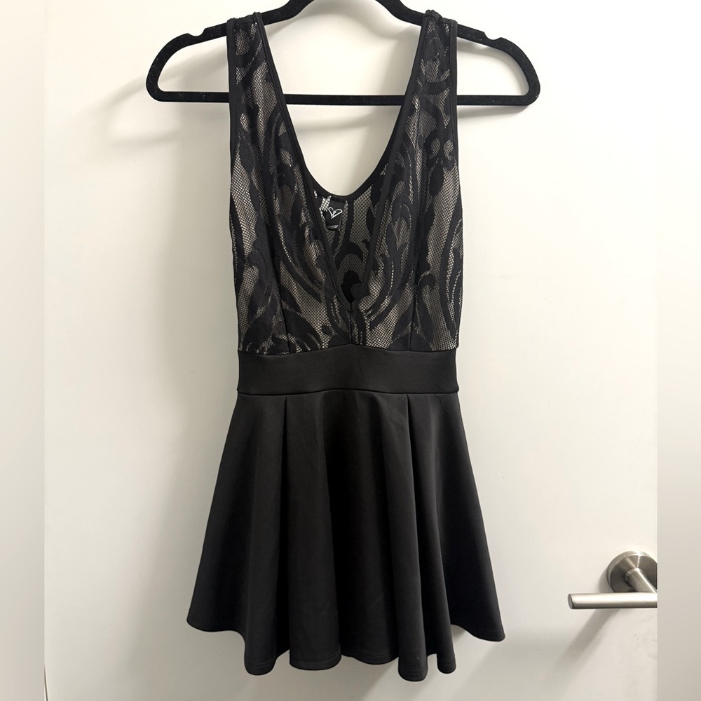 Windsor Mesh Dress/Romper - Size Small Petite